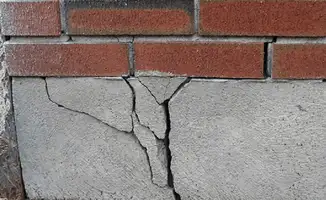 Concrete foundation with serious structural damage in Anchorage, AK