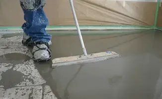 Uneven floor being professionally repaired in Anchorage, AK